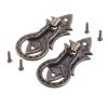 YUNSI Creative Handles 2pcs Vintage Metal Furniture Pull Handles Knobs Bronze Cabinet Knobs and Handle Drawer Kitchen Door Pull Wood Box Handle Knob Hardware Handle(48x21mm) view 4