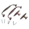 YUNSI Creative Handles 1Pc Zinc Alloy Furniture Handles Wardrobe Door Pulls Dresser Drawer Handles Kitchen Cabinet Knobs and Handles Chinese Hardware Hardware Handle(Single Hole Green) view 2