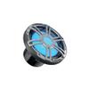 HERTZ HMS 10 S-LD-G - 10" 4-Ohm Marine Subwoofer with RGB LEDs, Gray Sport Grille view 1