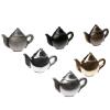 YUNSI Creative Handles 1pc Teapot Zinc Alloy Furniture Drawer Door Knobs Closet Cupboard Kitchen Pull Handle Cabinet Knobs and Handles Home Decor Hardware Handle(C) view 1