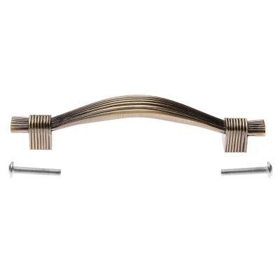 YUNSI Creative Handles 1pc 96/128mm Antique Zinc Alloy Furniture Handle Kitchen Cabinet Handle and Knobs Bedroom Drawer Cupboard Door Pulls Home Decor Hardware Handle(96mm A)