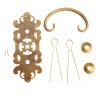 YUNSI Creative Handles 10.2 * 5.5cm Antique Brass Furniture Handle Drawer Cabinet Handles and Knob Door Kitchen Pull Handle Decorative Furniture Fittings Hardware Handle view 2