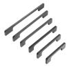 YUNSI Creative Handles 1pc 96-256mm Black Furniture Handles Wardrobe Door Pull Dresser Drawer Handle Kitchen Cupboard Pulls Cabinet Knobs and Handles Hardware Handle(256mm) view 2