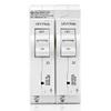 Leviton LSPD2-T Surge Protective Device with Two 20A 1-Pole Plug-On Standard Branch Circuit Breakers, Thermal Magnetic, 120/240 VAC, White view 1