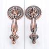 YUNSI Creative Handles 2pcs Zinc Alloy Furniture Handle Cabinet Knobs and Handles Wardrobe Door Pulls Dresser Drawer Kitchen Cupboard Pulls Handle Hardware Handle(88mm Red Bronze) view 2