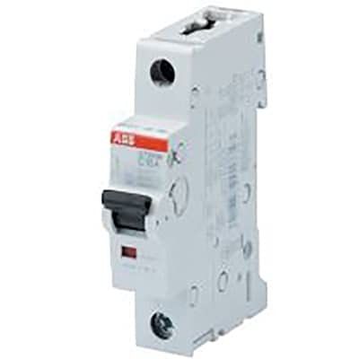 ST202M-K6, Circuit Breaker; Miniature; DIN Rail Mount; K Curve; 2 Pole; 6A