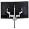 Atdec Dual ARM Monitor Mount F Black view 1