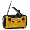 Kaito Voyager ECO Emergency Radio KA369 AM/FM NOAA Weather Alert 5-Way Powered Solar Crank Radio Receiver with LED Flashlight and USB Mobile Phone Charger Yellow view 1