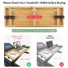 Nnewvante Treadmill Desk Attachment Bamboo Walking Laptop Holder Workstation Ergonomic Adjustable Desktop Laptop Tray for Treadmill view 3