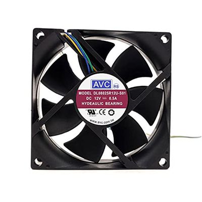 DL08025R12U-S01 Fan for AVC DL08025R12U-S01 12V 0.5A 8025 Chassis Fan