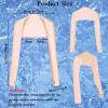 Welecom 9 Pieces Cooling Shawl Arm Sleeves Sun Protection Arm Sleeves for Women with Finger Hole for Outdoor Sports, Riding, Golfing, Fishing, Driving view 2
