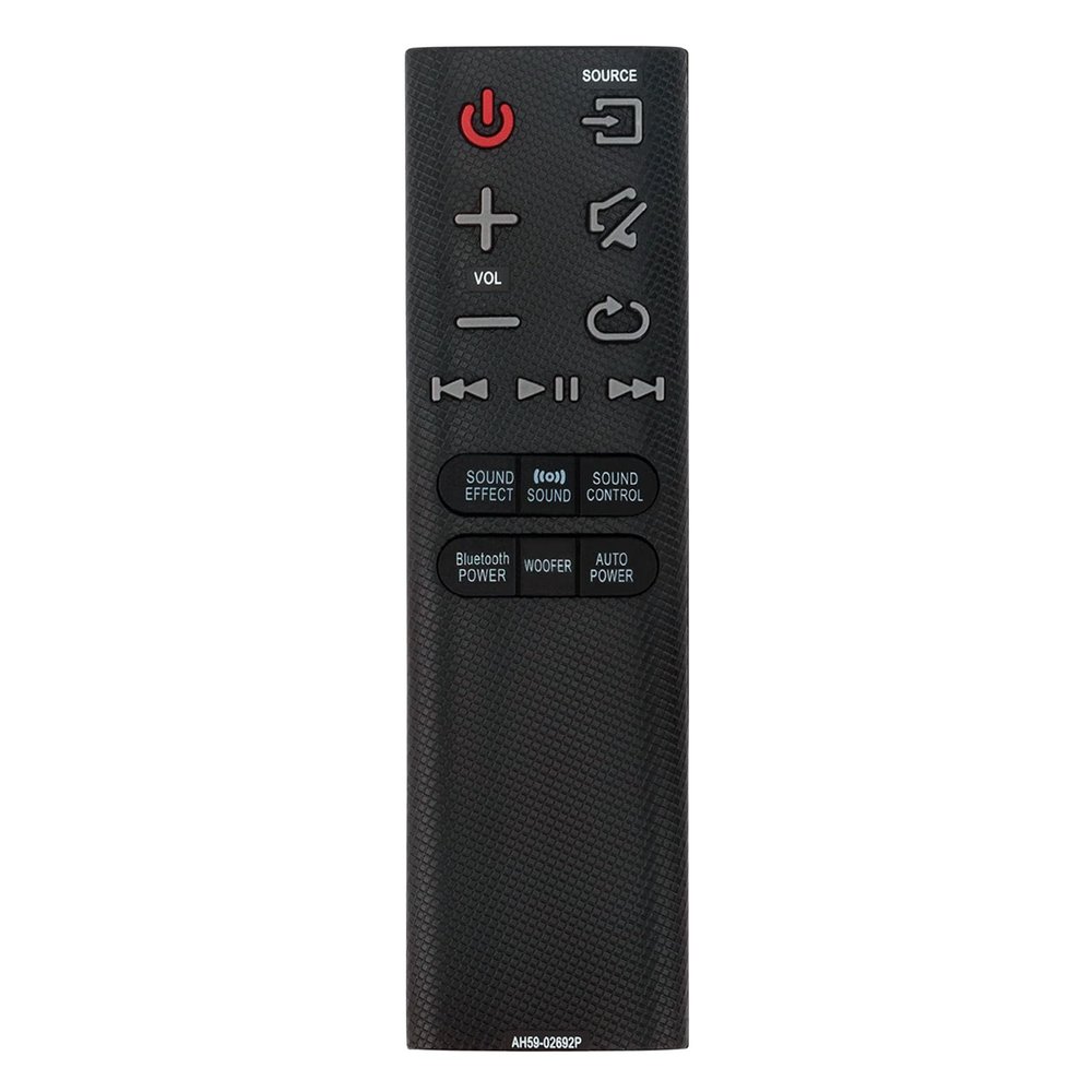 AH59-02692P Replaced Remote fit for Samsung HW-J355 HW-J450 HW-J550 HW-J551 HW-J6000 HW-JM35 HW-JM45 HW-JM45C HW-JM6000 HW-JM6000C Soundbar TM1451 AH59-02692E