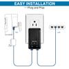 PwrON Wall Plug POE Injector with 48V Power Supply IEEE802.3af for Most Cisco/Polycom/Aastra IP Voip Phones Camera and More, 10/100Mbps view 4