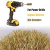 Auniwaig 0.47" Bore Brush, Bore Cleaning Brush, Wire Bore Steel Cleaning Brush for Bench Drill Power Drill view 4