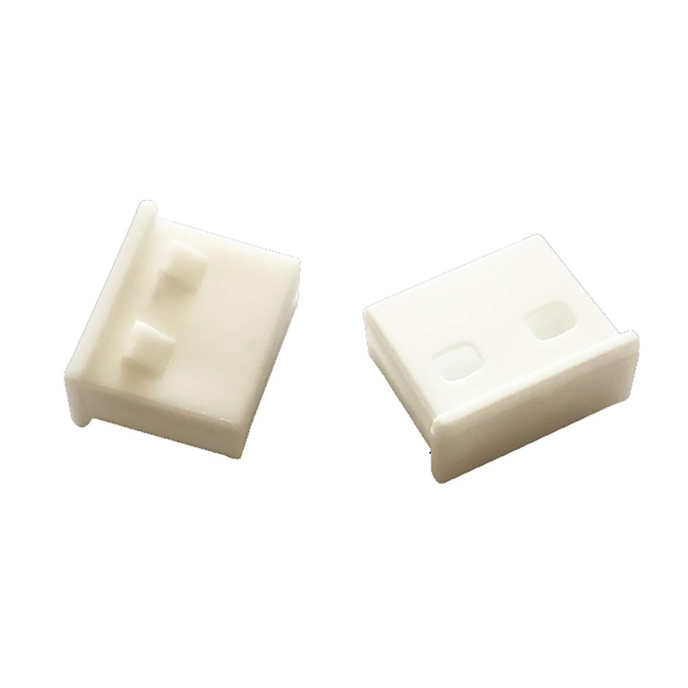 20 pcs Permanently Non-Detachable USB Port Dust Cover 2.0/3.0 Port Plug Cover Cap Plastic USB Female Interface Anti Dust Protector Compatible with Table PC Notebook Laptop (White)