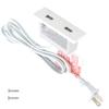 Powered USB Hub Socket Recessed USB Power Strip Outlet with Power Supply 2 USB Ports 2.1A Mounted into Bed Desk Table Sofa White view 1