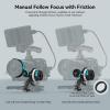 SmallRig Mini Follow Focus with A/B Stops & 15mm Rod Clamp and Snap-on Gear Ring Belt for DLSRs and Mirrorless Cameras, Fits Different Diameter Lenses Up to 114mm view 2