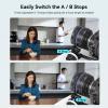 SmallRig Mini Follow Focus with A/B Stops & 15mm Rod Clamp and Snap-on Gear Ring Belt for DLSRs and Mirrorless Cameras, Fits Different Diameter Lenses Up to 114mm view 3