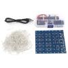 3D LED DIY Cube,8x8x8 LED Cube,LED Electronic DIY Kit,Squared White LED Blue Ray,512 LED,for DIY 4.5 5.5 V 9.3 cm * 10.0 cm view 3
