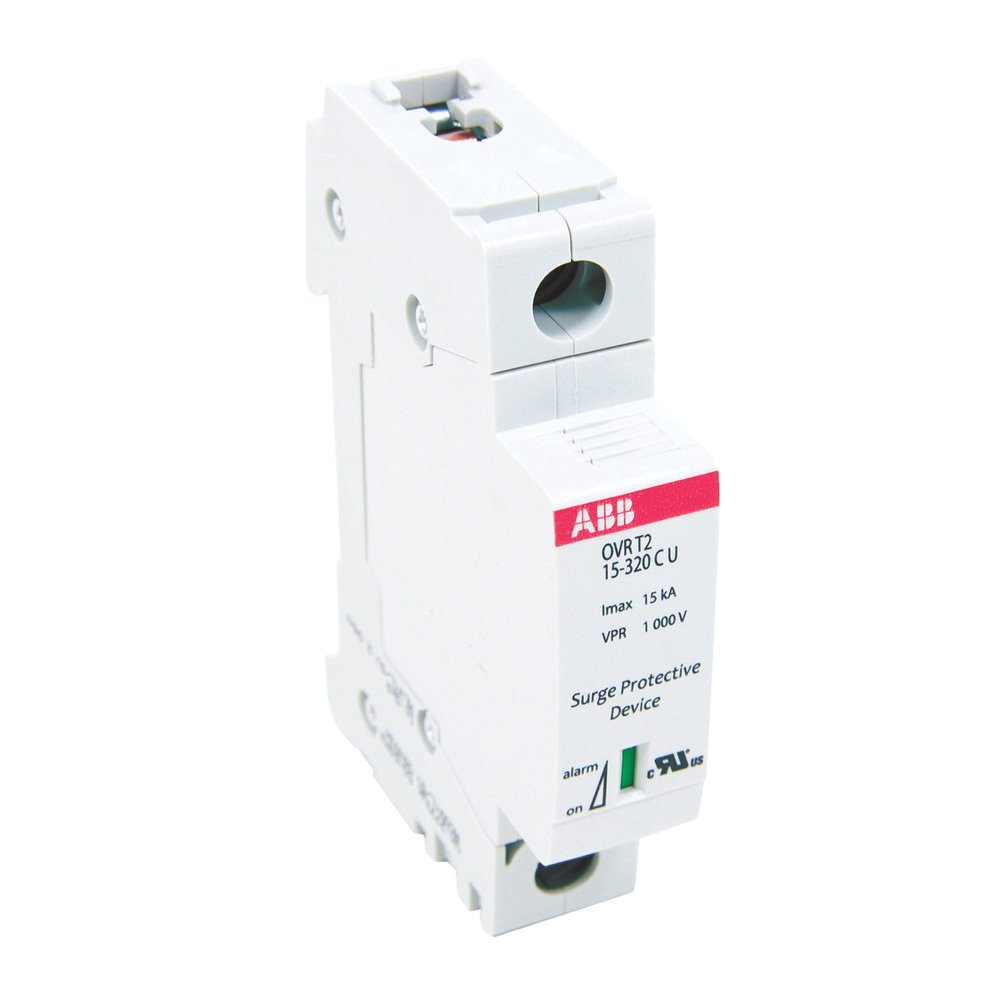 OVRT215320PU, Single Pole OVR DIN Rail Surge Protector; w/15kA Capacity; 320V