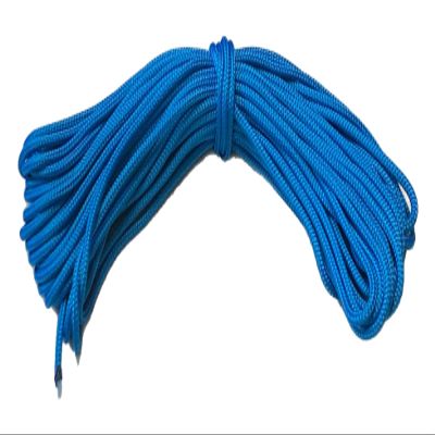 Double Braid Polyester Rope 1/4 Inch, Blue (100)