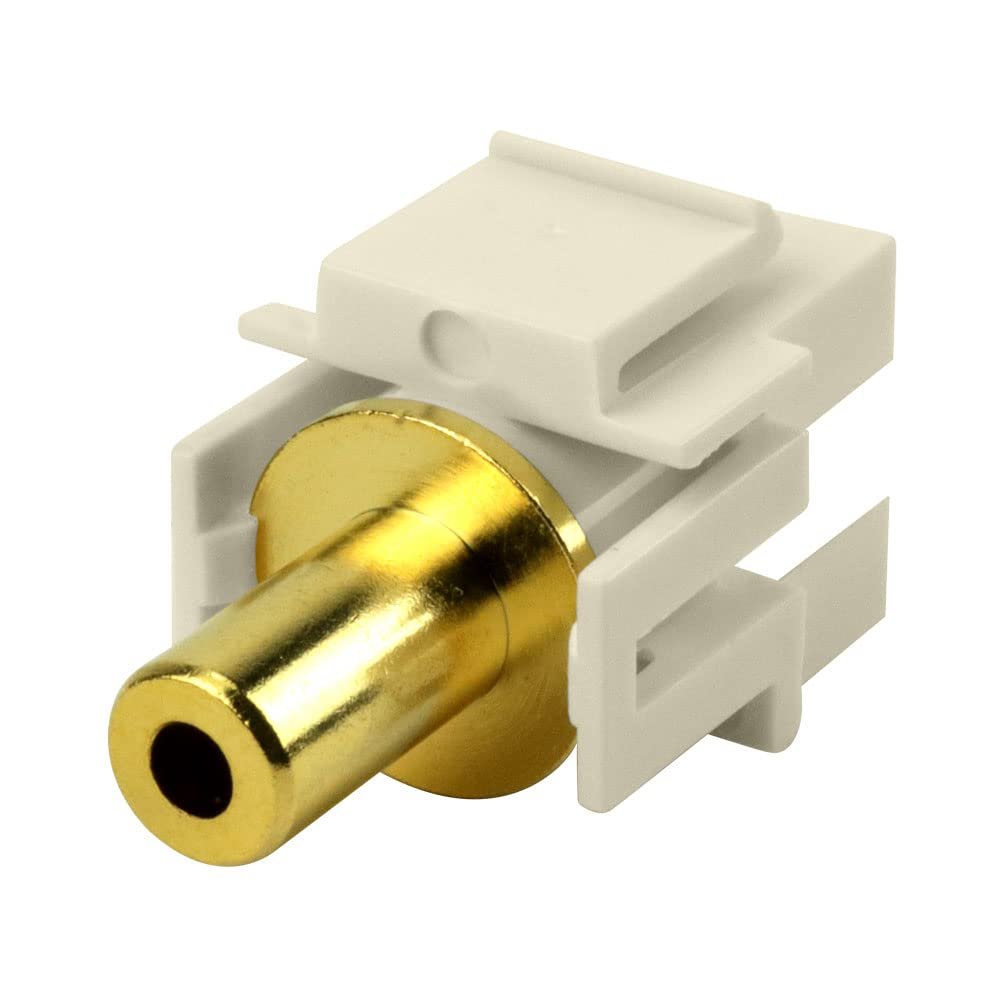 3.5mm Stereo Keystone Insert, Light Almond