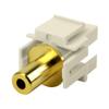 3.5mm Stereo Keystone Insert, Light Almond view 1