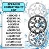 KICKER 45BKMG6W 6-1/2" Marine Speaker Grille (White) Compatible ONLY 6-1/2" KM, KMFC, KMTC and KMTDC Series Marine Speakers - Price per Single Unit, 1 Grille view 2