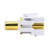 3.5mm Stereo Keystone Insert, White view 2