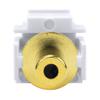 3.5mm Stereo Keystone Insert, White view 4