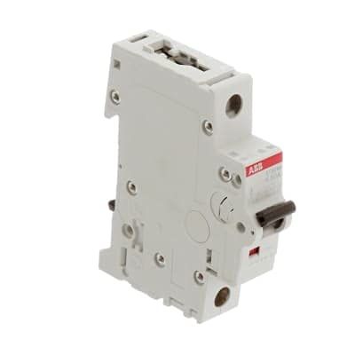 ST201M-K50, Circuit Breaker; Miniature; DIN Rail Mount; K Curve; 1 Pole; 50A