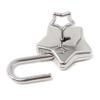 Honbay Mini Silver Tone Cute Star Shaped Padlock with Key for Jewelry Box, Purse, Handbag, Cabinet, Treasure Chest, Luggage, Letter Box, Diary, etc view 4