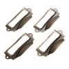 YUNSI Creative Handles 4pcs 90x43mm Antique Bronze Furniture Handle Label Pull Frame Handle File Name Card Holder for Cabinet Drawer Box Case Bin Alloy Hardware Handle(B) view 2