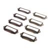 YUNSI Creative Handles 4pcs 90x43mm Antique Bronze Furniture Handle Label Pull Frame Handle File Name Card Holder for Cabinet Drawer Box Case Bin Alloy Hardware Handle(B) view 4
