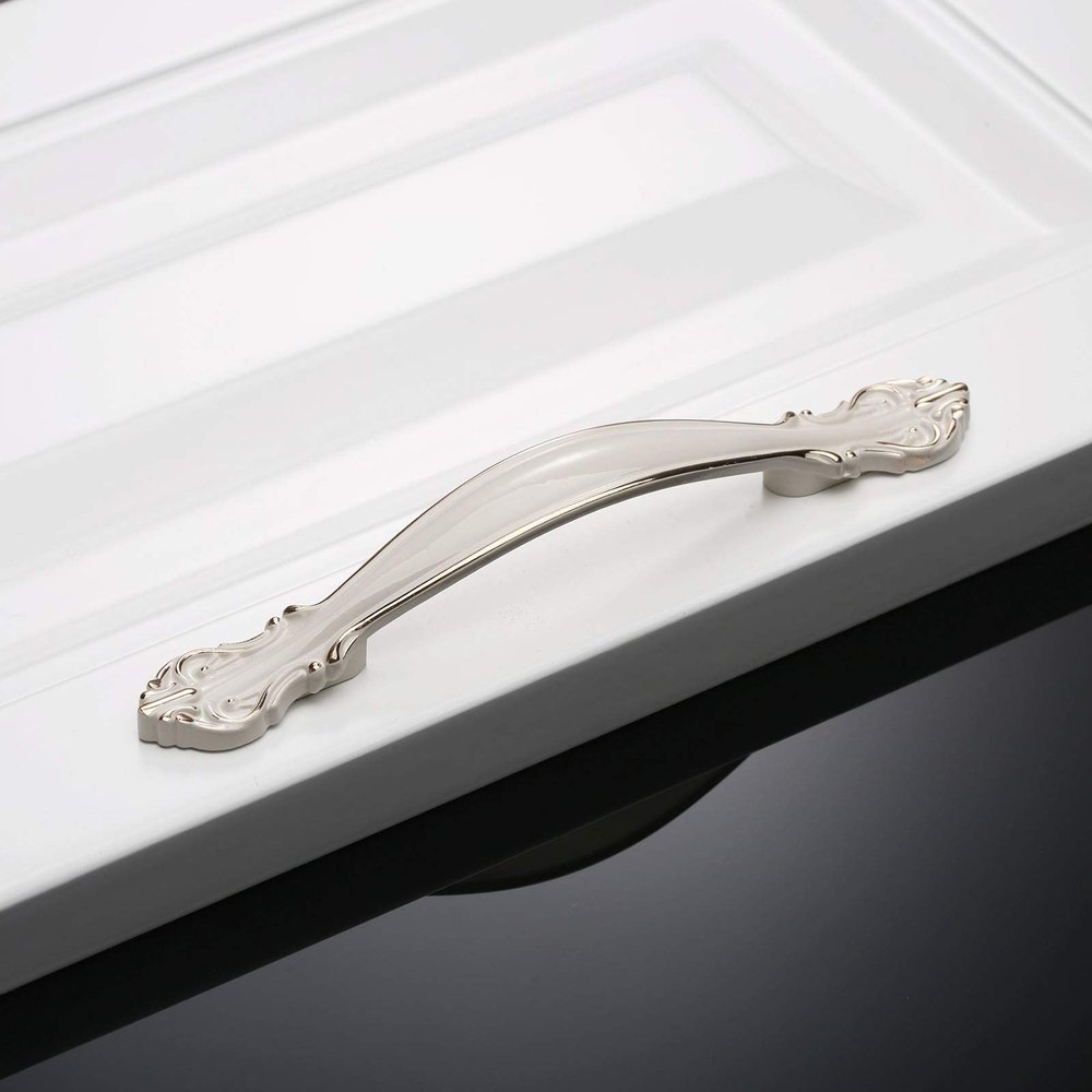 YUNSI Creative Handles 1pc European Zinc Alloy Cabinet Furniture Handles Wadrobe Door Pulls Drawer Knobs Kitchen Cupboard Handles Furniture Hardware Hardware Handle(Style 4 96mm)
