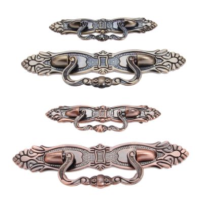YUNSI Creative Handles 1pc 64/96mm Furniture Handle Vintage Zinc Alloy Door Pull Knob Dresser Drawer Cabinet Cupboard Wardrobe Kitchen Pull Handle Hardware Handle(D 96mm)
