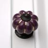 YUNSI Creative Handles 1pc 40mm Pumpkin Ceramic Door Knobs Cabinet Knobs and Handles for Furniture Drawer Cupboard Kitchen Pull Handle Home Decor Hardware Handle(A) view 2