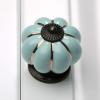 YUNSI Creative Handles 1pc 40mm Pumpkin Ceramic Door Knobs Cabinet Knobs and Handles for Furniture Drawer Cupboard Kitchen Pull Handle Home Decor Hardware Handle(B) view 2