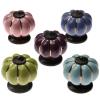YUNSI Creative Handles 1pc 40mm Pumpkin Ceramic Door Knobs Cabinet Knobs and Handles for Furniture Drawer Cupboard Kitchen Pull Handle Home Decor Hardware Handle(B) view 3