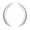 YUNSI Creative Handles 1Pc/2pcs Modern Wardrobe Furniture Handle Zinc Alloy Silver Cabinet Handles 128mm Kitchen Cupboard Door Pulls Drawer Knobs with Screw Hardware Handle(2pcs) view 1