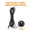 26-28MHz CB Radio Antenna Mag-1345 Magnet Base with 4 Meters Feeder Cable 27MHz High Gain PL259 Connectors for CB-27 A-CB27 CB-40M Ham Radio view 4