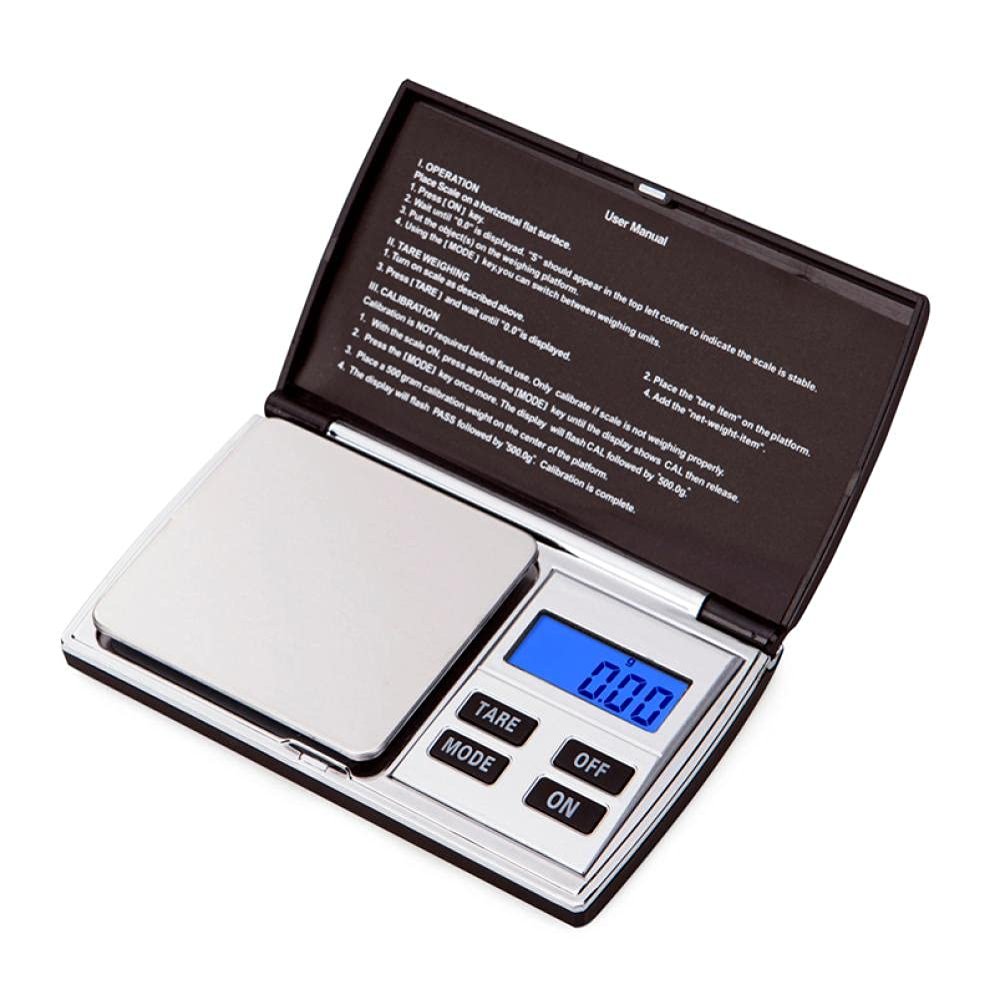 Electronic jewelry scale balance gram scale 500g / 0.01g gold precision mini pocket scale kitchen scale