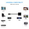BORLTER CLAMP 1080P HDMI to VGA Adapter Converter(Male to Female) HDMI to VGA Adapter for PC, Laptop, Monitor, Projector, Xbox and More - Black view 2