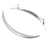 YUNSI Creative Handles 1Pc/2pcs Modern Wardrobe Furniture Handle Zinc Alloy Silver Cabinet Handles 128mm Kitchen Cupboard Door Pulls Drawer Knobs with Screw Hardware Handle(1pc) view 4