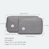 AKOAK 1 Pack Travel Portable Digital Accessories Storage Bag USB Cable Charger Earphone Cosmetic Zipper Bag Storage Bag (Black, Large) view 4