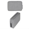 AKOAK 1 Pack Travel Portable Digital Accessories Storage Bag USB Cable Charger Earphone Cosmetic Zipper Bag Storage Bag (Gray, Large) view 4