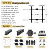 197" x197"Studio Pantograph Photography Ceiling Rail System 5.0M Studio Rail Lighting System Pantograph Studio Arm 43-200CM Studio Ceiling Rail System Photography view 2