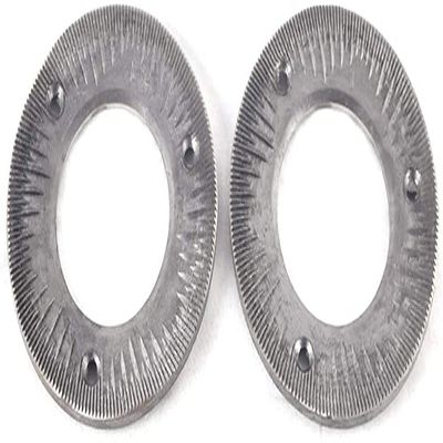 2pcs Grinding Sheets for Electric Grain Dry Feed Flour Milling Machine Cereals Grinder Rice Corn Grain Coffee Wheat