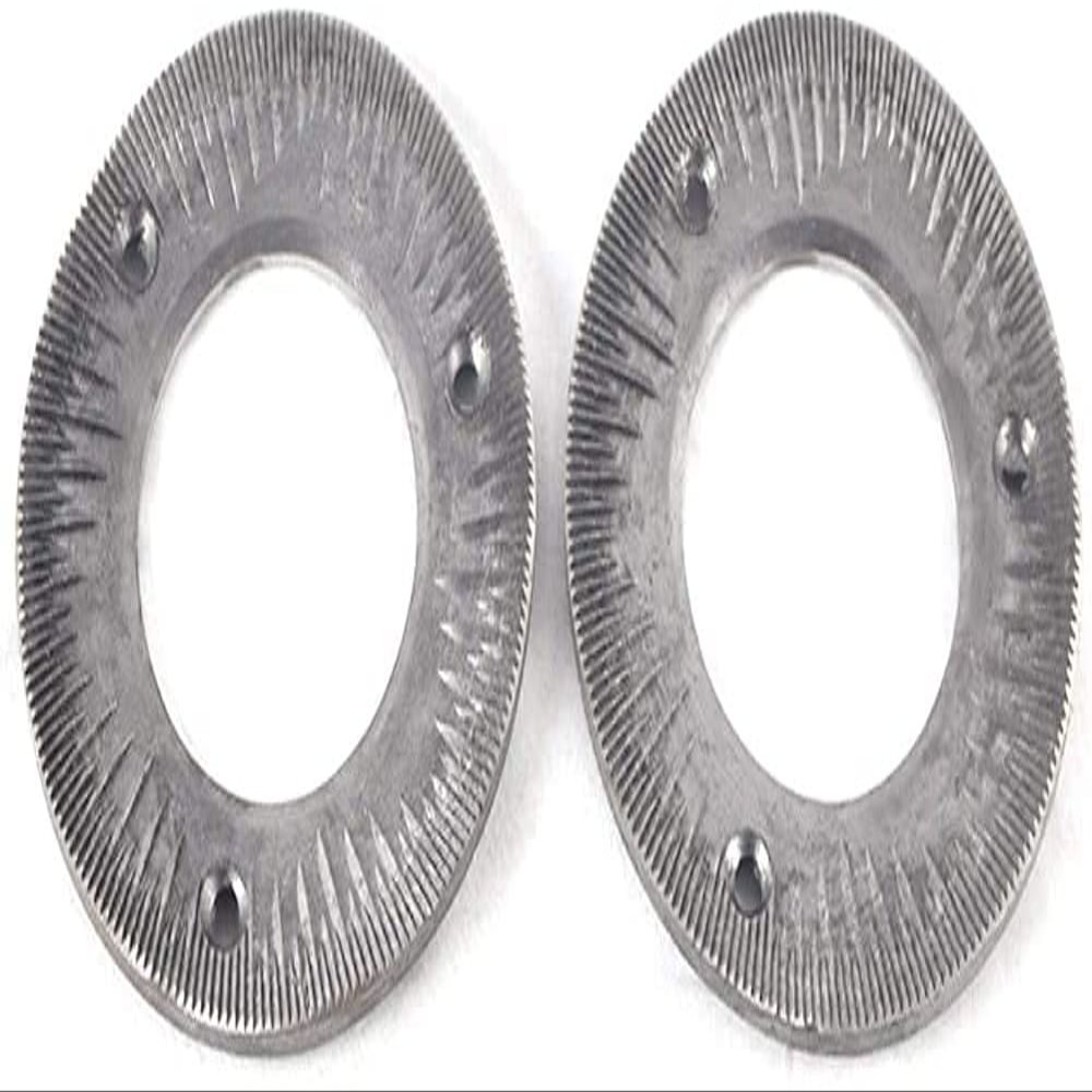 2pcs Grinding Sheets for Electric Grain Dry Feed Flour Milling Machine Cereals Grinder Rice Corn Grain Coffee Wheat