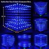 Hexidos 8x8x8 LED Cube DIY Electronic Soldering Project Kit, User Needs to Solder The LED, Displayed Content Can Be Modified [3D8C-BLUE] view 2